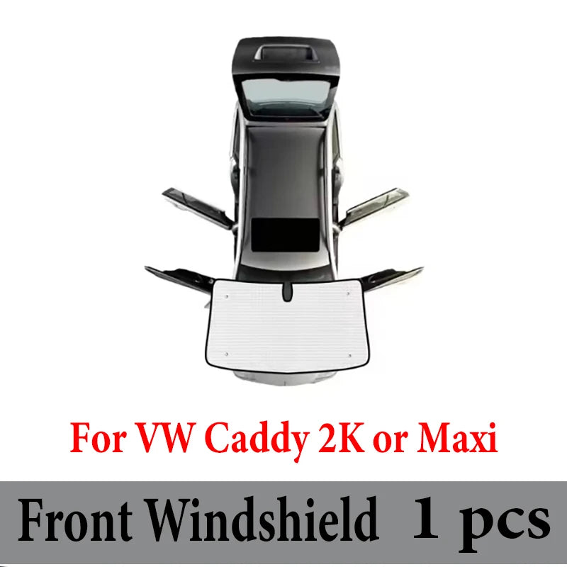 Sun Visors for Volkswagen Caddy 2K Maxi 2004-2019 Windows