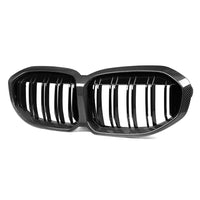 Calandre Avant en Carbone Sec BMW Série 1 F40 2021+ Double Barre Noir Brillant