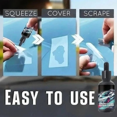 Kit de Réparation Pare-Brise Voiture Résine 30 ml