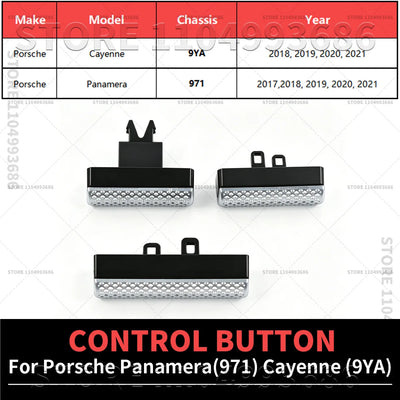 Bouton de Climatisation Porsche Cayenne 9YA Panamera 971 2017-2021