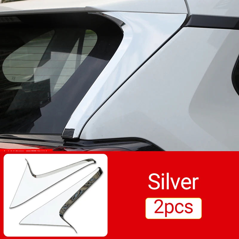 Becquet Toyota RAV4 XA50 2019-2025 Latéral de Lunette, Paire en ABS Noir, Argent ou Aspect Carbone