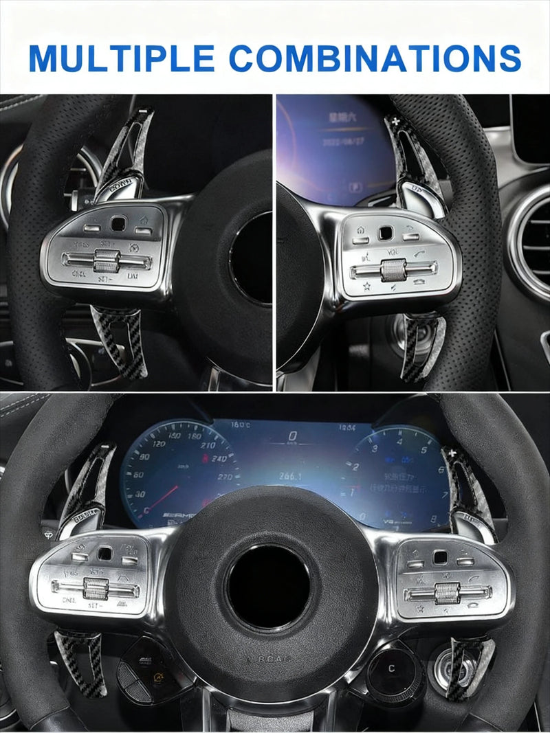 Palettes au Volant Mercedes AMG C63 E63 S63 G63 GLE GLC ABS