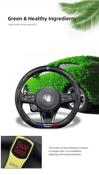 Couvre Volant Alfa Romeo Giulia Stelvio Giulietta Cuir