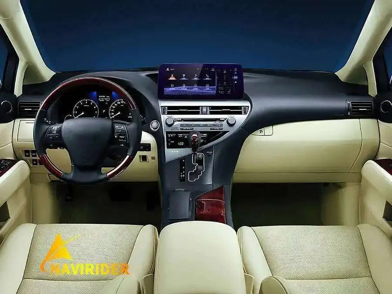Autoradio Android 14 Écran QLED 12,3 Pouces Lexus RX 270 350 450h 2009-2015 CarPlay Double Système