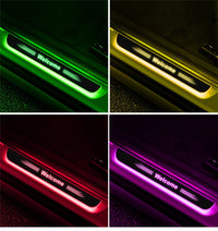 Seuil de Porte LED Dynamique Sans Fil Logo Personnalisé