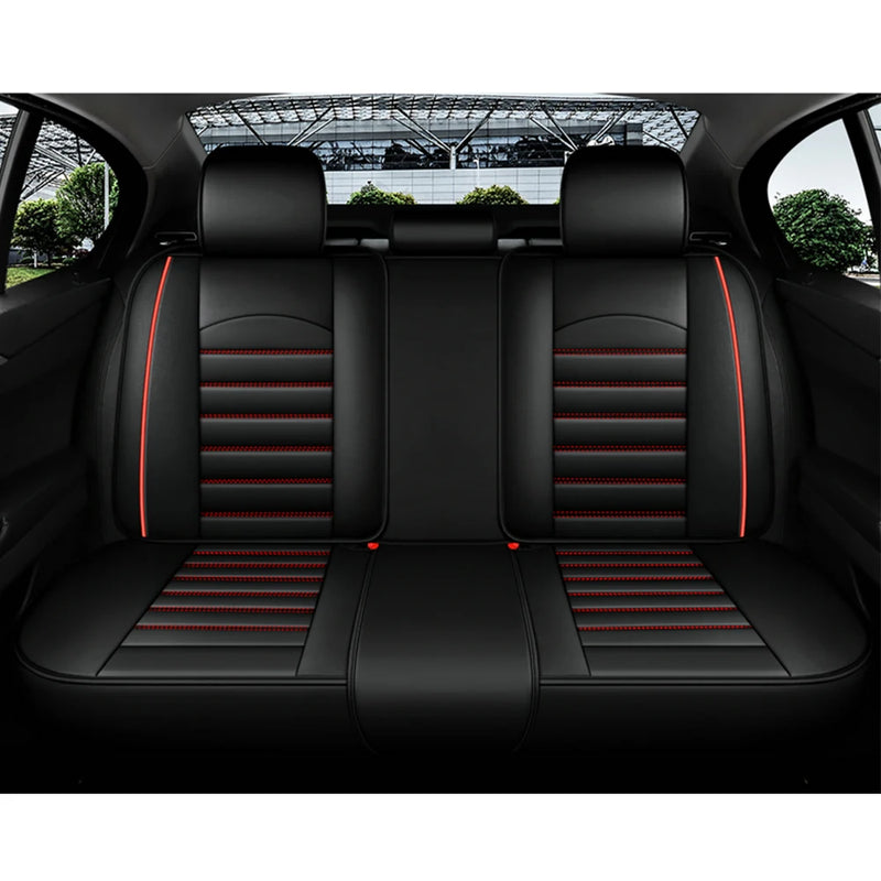 Housses de Siège Renault Clio Captur Scénic Cuir Synthétique Lignes Horizontales