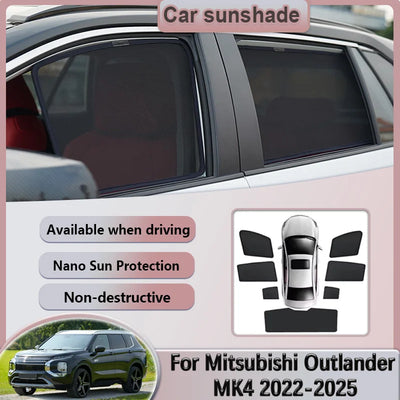 Pare-Soleil Magnétique Maille Mitsubishi Outlander MK4 2022-2026