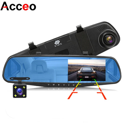 Dashcam Acceo Double Caméra 4,3 Pouces IPS