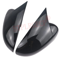 Coques de Rétroviseurs Renault Captur 1 2013-2016 Noir Brillant