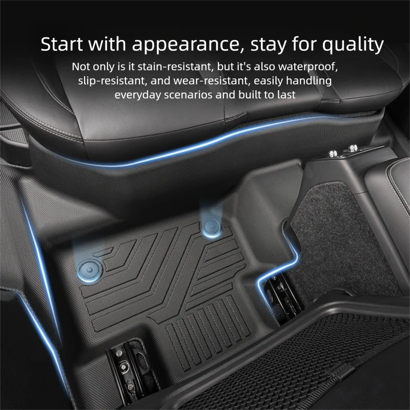 Tapis de Sol TPE Volvo XC60 2009-2026 T8 PHEV Conduite à Gauche Simple ou Double Couche Protection des Seuils