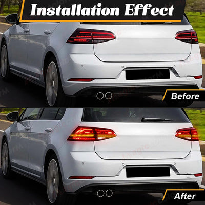 Feux Arrière VW Golf 7 GTI 2013-2017 Extérieur Intérieur