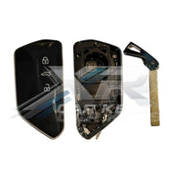 Coque de Clé Volkswagen Golf 8 ID.3 ID.4 Sharan Multivan Télécommande 3 ou 5 Touches