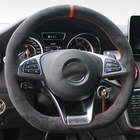 Couvre Volant Alcantara Mercedes W205 R231 GLA 45 — détail du support