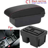 Accoudoir Volkswagen Golf 7 2014-2019 Console Centrale avec Rangement 3 USB
