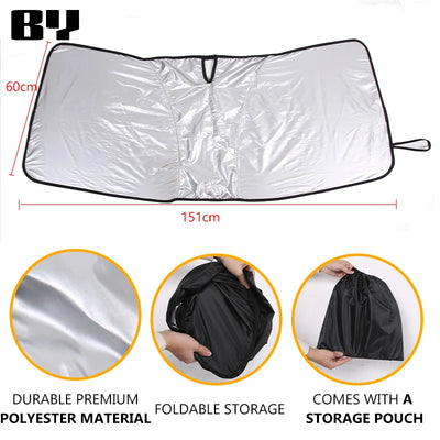 Pare-Soleil Pare-Brise Land Rover Defender Argenté 2004-2024