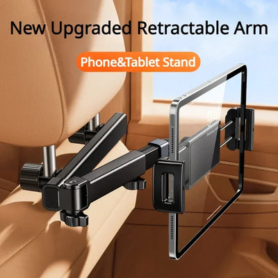 Support Téléphone Tablette Rétractable Siège Arrière 5-13 Pouces