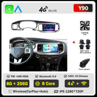 Autoradio Android Dodge Charger 2011-2014 Écran QLED 9 pouces CarPlay GPS Navigation