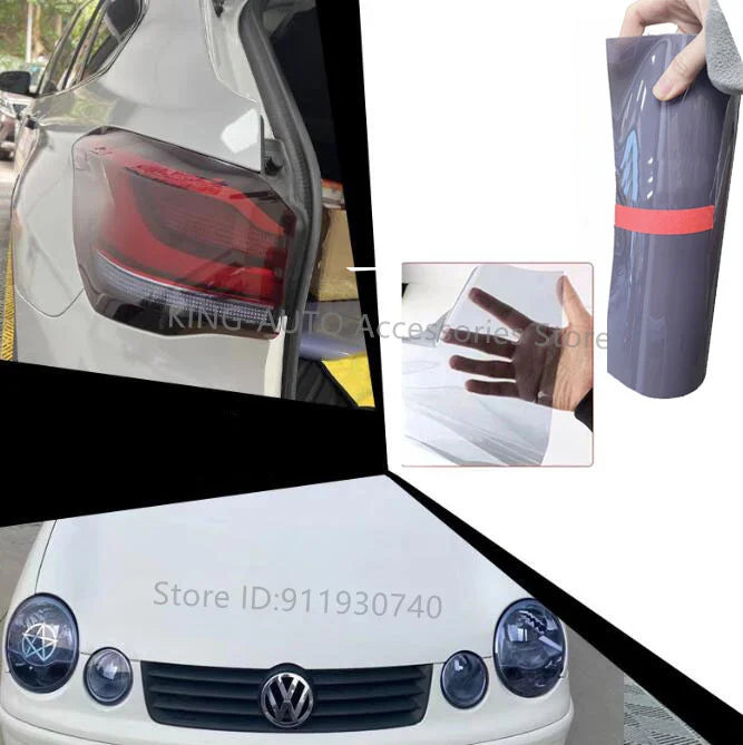 Film Teinté TPU pour Optiques de Voiture Rouleau 30 cm