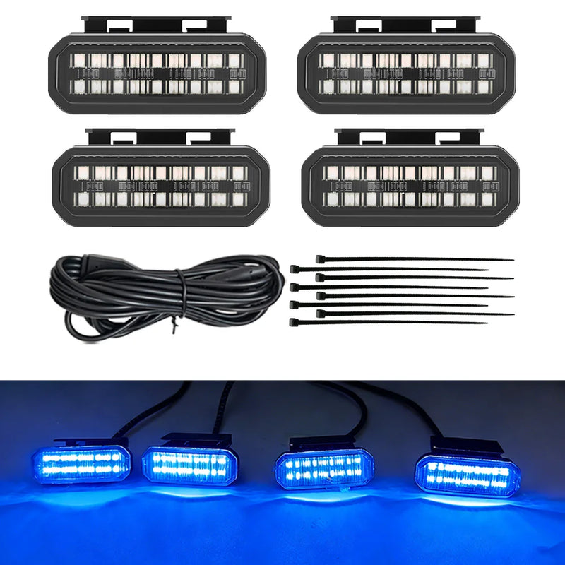 Feux de Calandre LED Nissan Frontier 4, 5 ou 8 Feux RGB ou Couleur