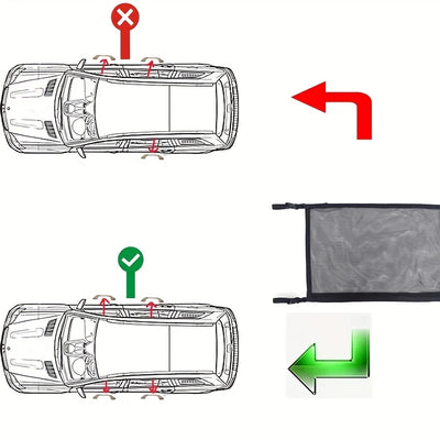 Rangement de Toit Filet Suspendu Monocouche Voiture