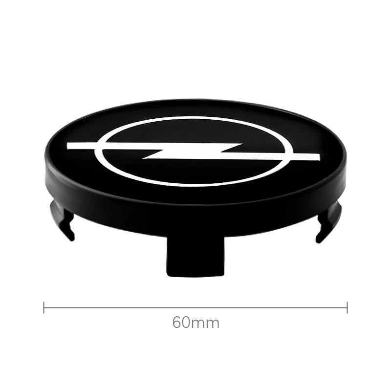 Cache-Moyeux Opel Astra Corsa Mokka Insignia 56mm 60mm — détail de finition