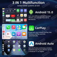 Boîtier CarPlay Sans Fil Android Auto Mini Clé USB Vidéo en Streaming