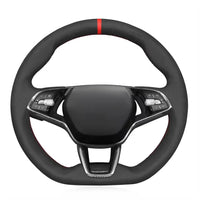 Couvre Volant Skoda Octavia, Enyaq, Fabia, Kamiq, Karoq, Kodiaq, Scala, Superb 2020-2026, Suédine à Coudre