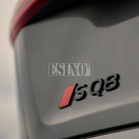 Emblème de Coffre Audi S8, Q8 et SQ8 Adhésif en Alliage de Zinc, 18 Versions Colorées