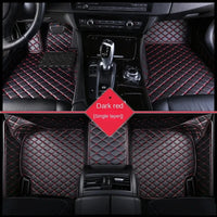 Tapis de Sol Peugeot 208 II P21 2019-2026 Sur Mesure Cuir Synthétique Matelassé 5 Places