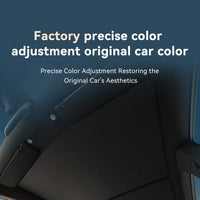 Pare-Soleil de Toit Tesla Model Y Juniper 2025-2026 Graphène Magnétique Nid d'Abeille