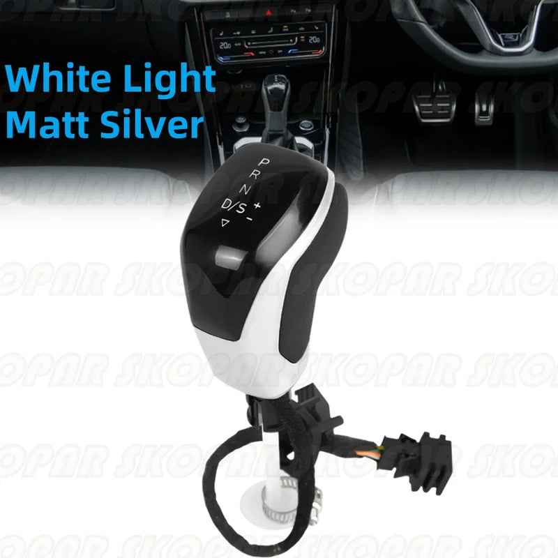 Pommeau de Vitesse Volkswagen Électronique à LED Boîte Automatique, Polo, T-Roc, Tiguan, Taigo, Caddy, Seat Tarraco