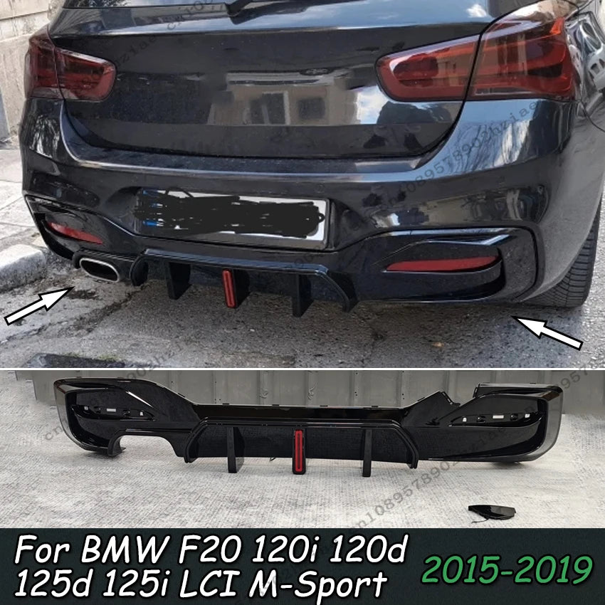 Diffuseur Arrière Style MP BMW Série 1 F20 2015-2019