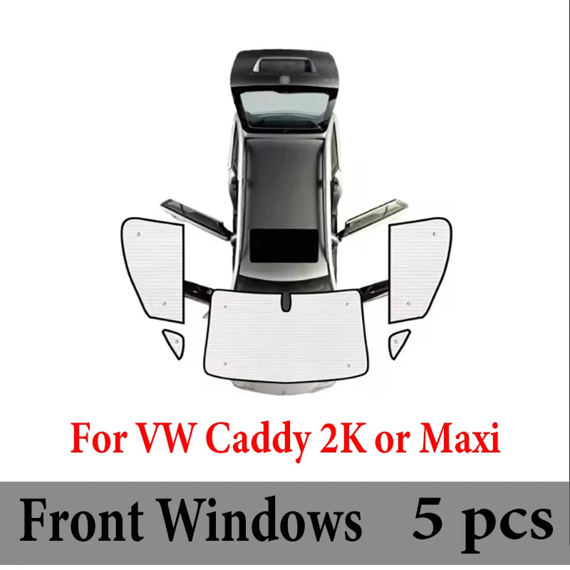 Sun Visors for Volkswagen Caddy 2K Maxi 2004-2019 Windows