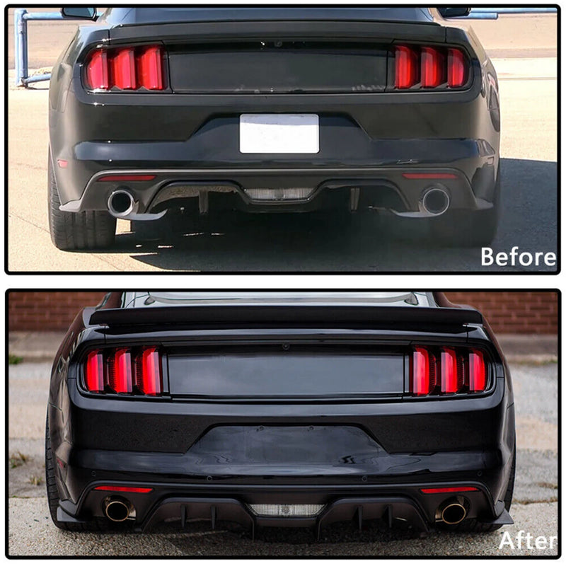 Lame de Diffuseur Arrière Ford Mustang 2015-2017 Style RTR
