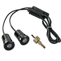 2x universal car door lights with HD LED light for car door welcome lighting, car accessories