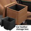 Organisateur de Coffre de Voiture Pliable en Cuir