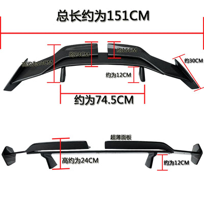 Becquet Toit BMW M3 M4 M5 G20 G80 G82 G30 Carbone