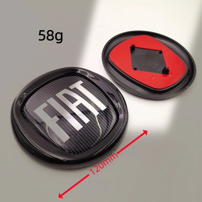 Emblème Fiat 500 Abarth Logo 85 95 100 120 mm pour l'Avant et le Coffre Arrière Autocollant