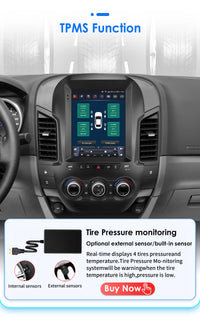 Autoradio Android Ford Ranger 2012-2015 Écran Vertical 9,7 Pouces CarPlay Sans Fil GPS DSP