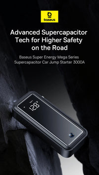 Booster de Batterie Voiture Baseus Supercondensateur 3000A