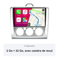 Autoradio CarPlay Ford Focus 2 2004-2011 Android Écran Tactile