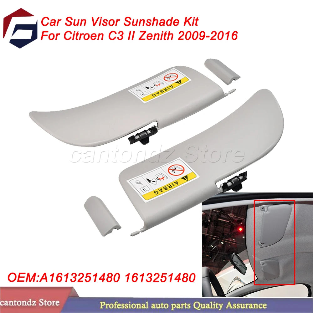 Pare-Soleil Intérieur Citroën C3 II Zenith 2009-2016