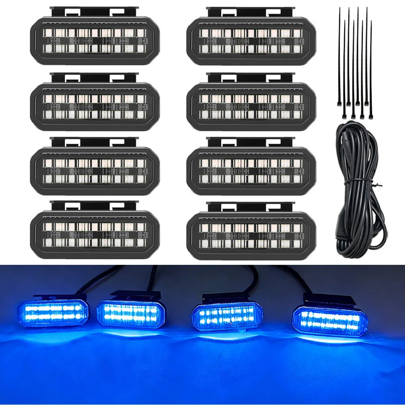 Feux de Calandre LED Nissan Frontier 4, 5 ou 8 Feux RGB ou Couleur