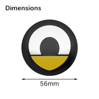 Cache-Moyeux Smart Fortwo Forfour 453 451 56mm 60mm — vue d'ensemble