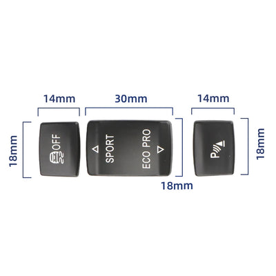 Bouton Sport Eco Pro DSC PDC BMW F30 F22 F36