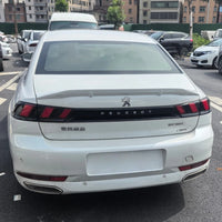 Becquet Peugeot 508 et 508L 2019-2025, Lèvre de Coffre ABS Noir, Blanc, Rouge, Aspect Carbone ou à Peindre