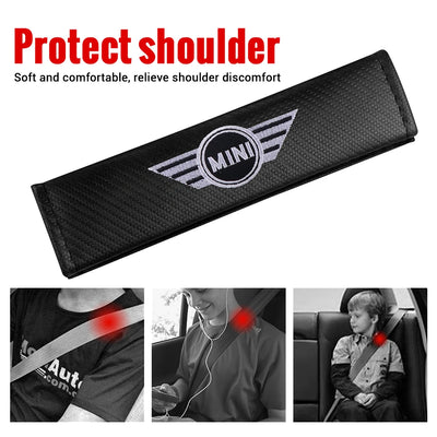 Coussin de Ceinture de Sécurité Carbone MINI Cooper R56 F56