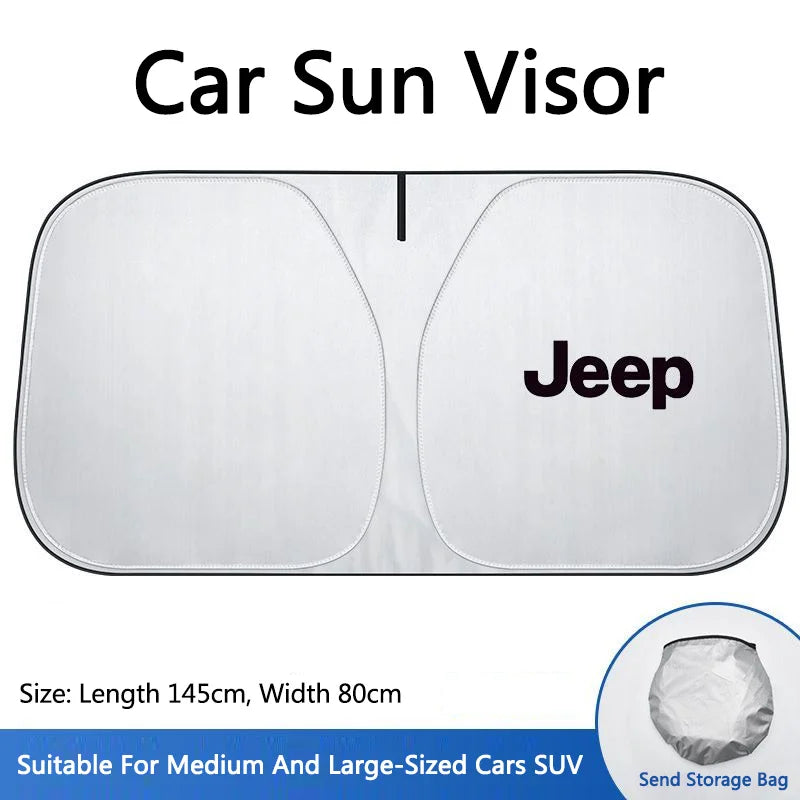 Pare-Soleil Pliable Jeep Wrangler Compass Renegade Gladiator