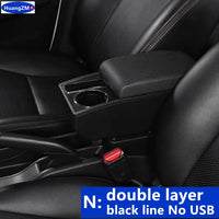 Accoudoir Peugeot 207 207 CC Console Centrale avec Rangement Porte-Gobelet et USB
