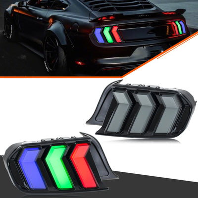 Feux Arrière LED RGB Ford Mustang S550 2015-2023